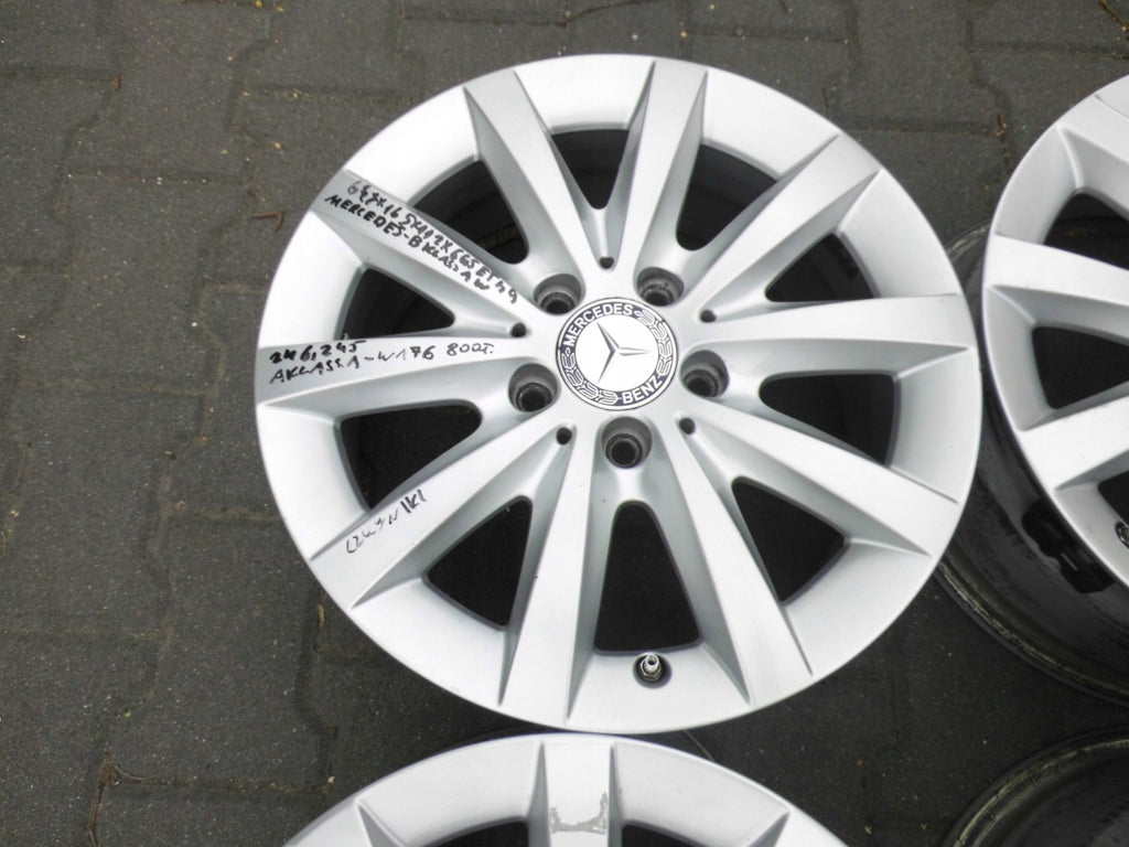 1x Alufelge 16 Zoll 6.5" 5x112 49ET Silber A2464010500 Mercedes-Benz Rim Wheel FEL5168178364lr
