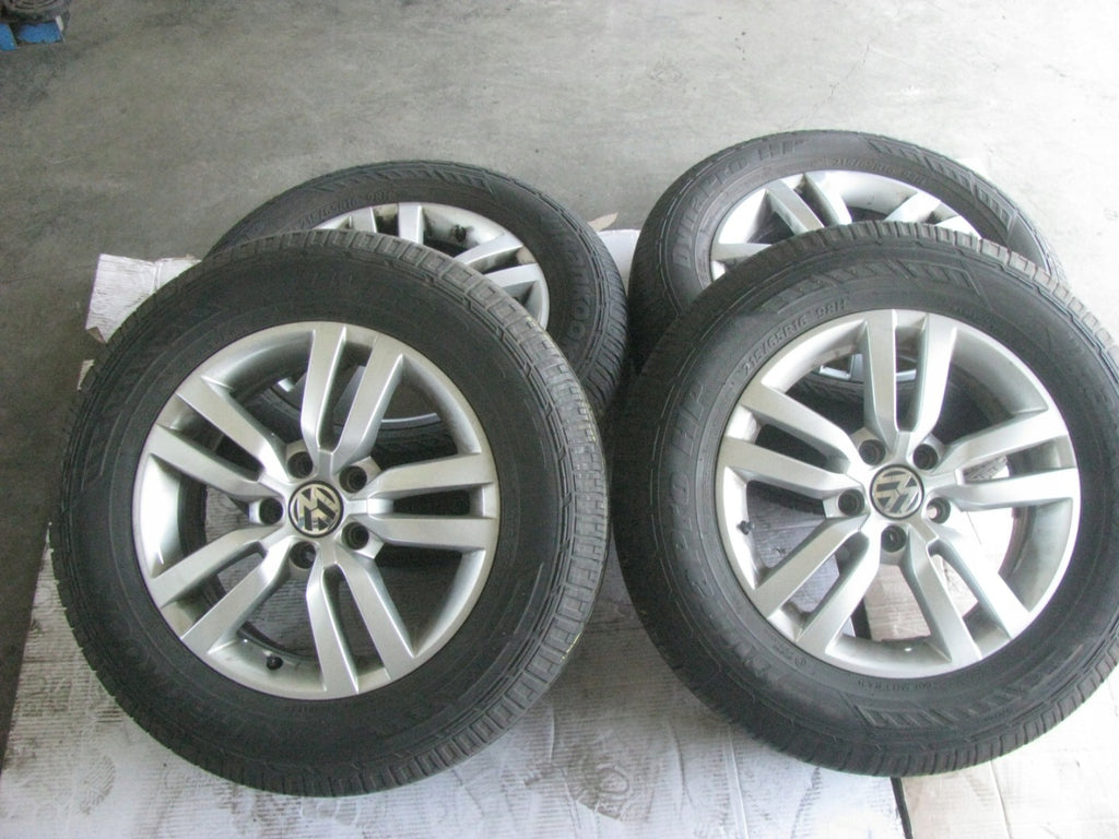 4x Alufelge 16 Zoll 6.5" 5x112 33ET Silber 5N0601025R VW I Rim Wheel FEL8318439731hc