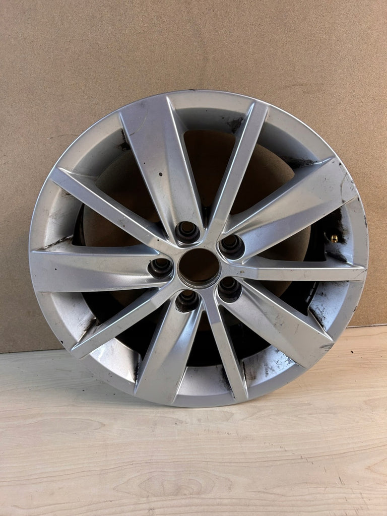 1x Alufelge 15 Zoll 6.0" 5x100 40ET Glanz Silber 6C0601025F VW Rim Wheel FEL8036659653ui