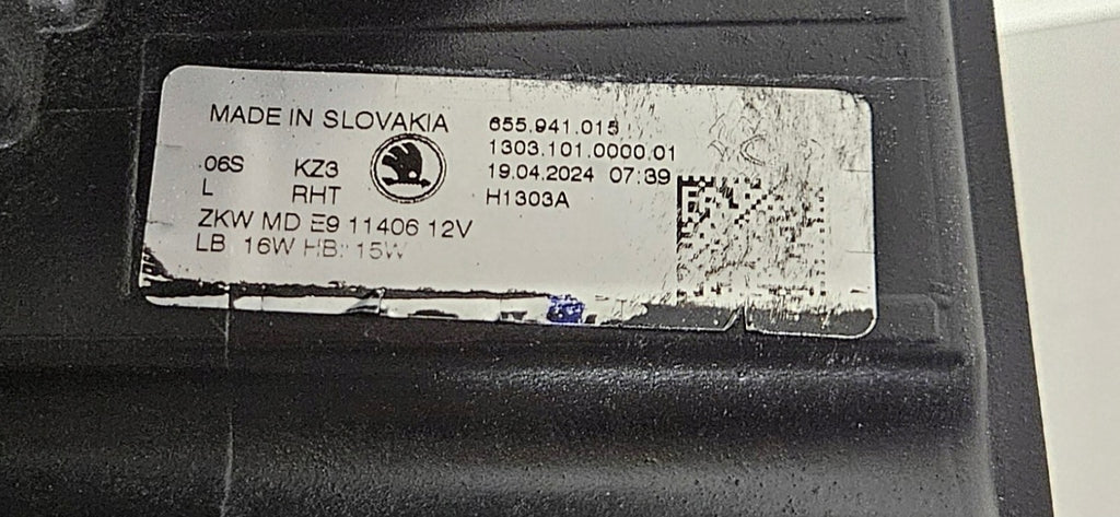 Frontscheinwerfer Skoda Scala 655941015 LED Links Scheinwerfer Headlight SCH7849682869wv
