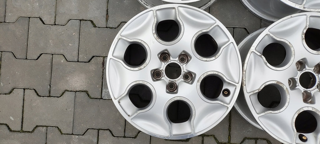 4x Alufelge 15 Zoll 6.5" 5x100 34ET Glanz Silber 8X0601025H Audi A1 Rim Wheel