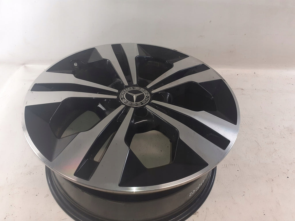 1x Alufelge 18 Zoll 7.5" 5x112 53ET Glanz Schwarz A2474012900 Mercedes-Benz