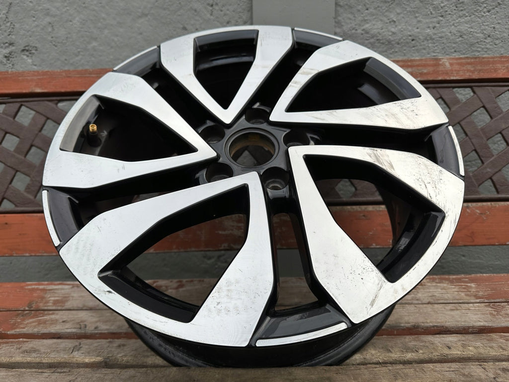 1x Alufelge 17 Zoll 7.0" 5x112 45ET Glanz Schwarz 2GA601025AF VW Troc Rim Wheel FEL5897592082zx