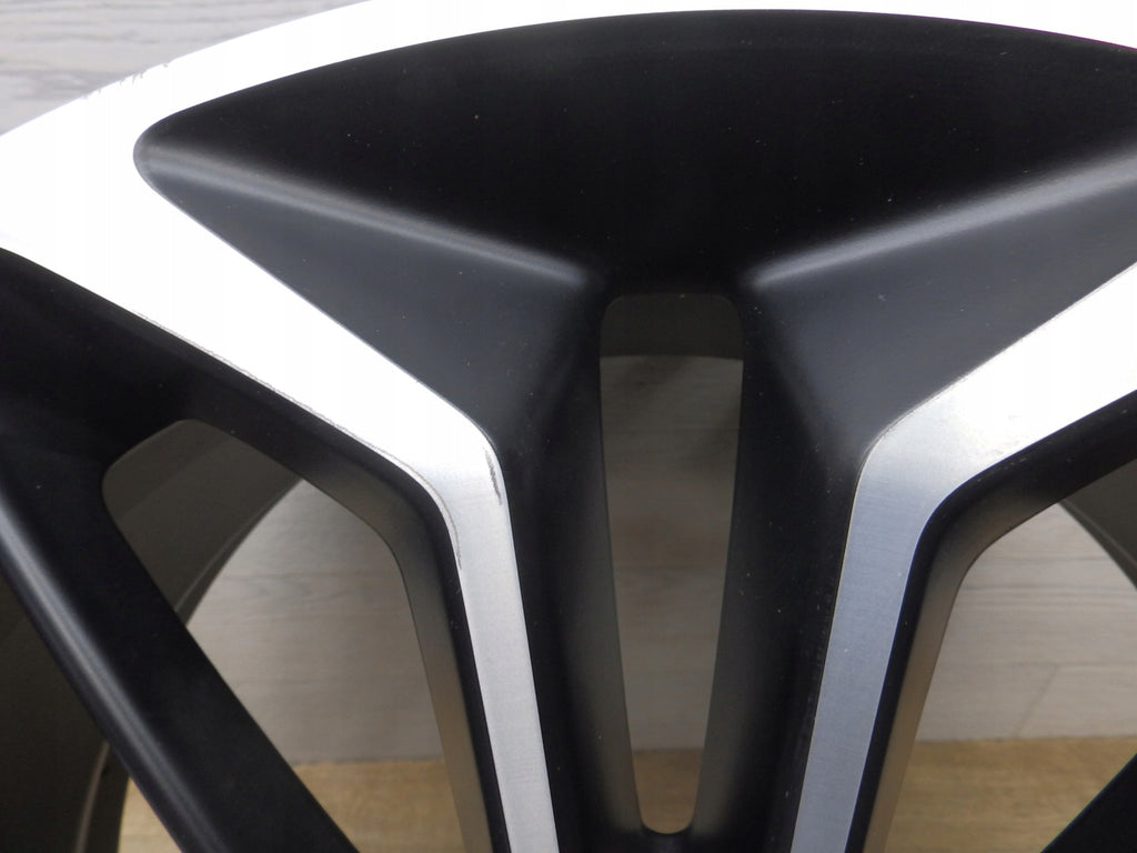 1x Alufelge 18 Zoll 8.0" 5x108 55ET Matt Schwarz JX7C-1007-H1 Ford Mondeo