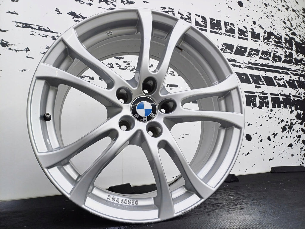1x Alufelge 18 Zoll 8.0" 5x120 30ET Glanz Silber BMW 1 Rim Wheel FEL5182501097hs