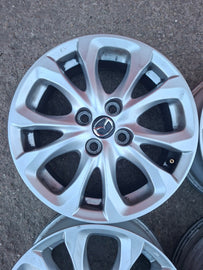 4x Alufelge 15 Zoll 5.5