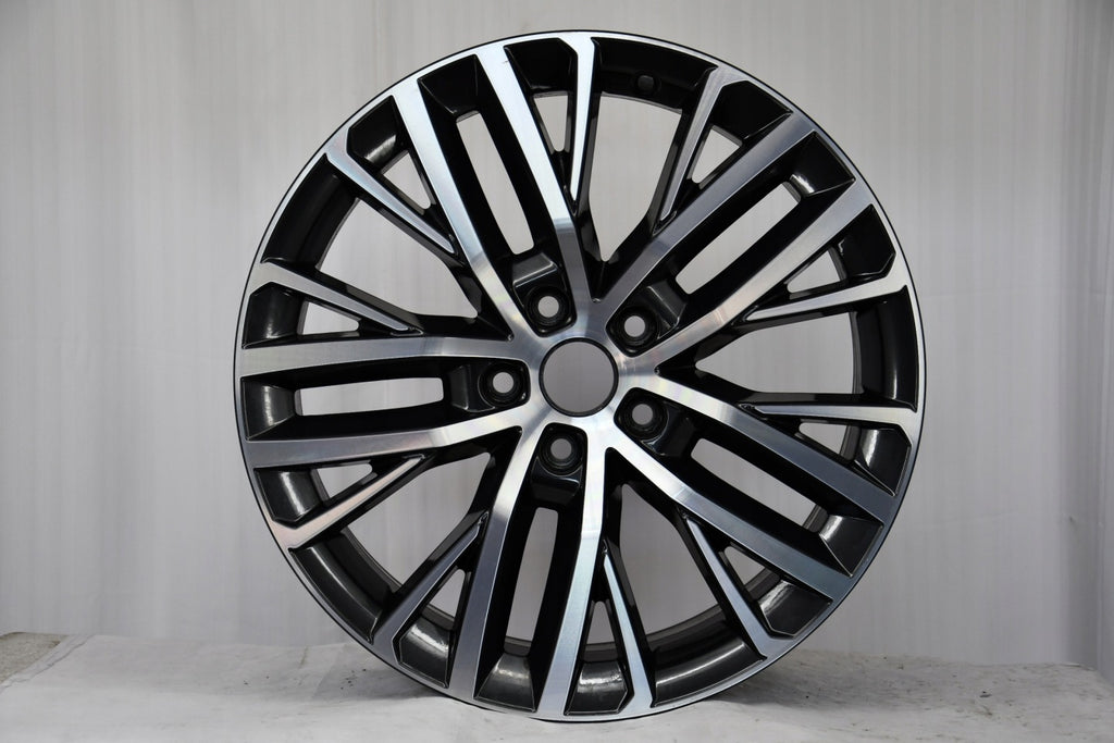 1x Alufelge 18 Zoll 7.5" 5x112 46ET Glanz Graphit 5FA601025D Mg Leon Rim Wheel FEL2896158699id