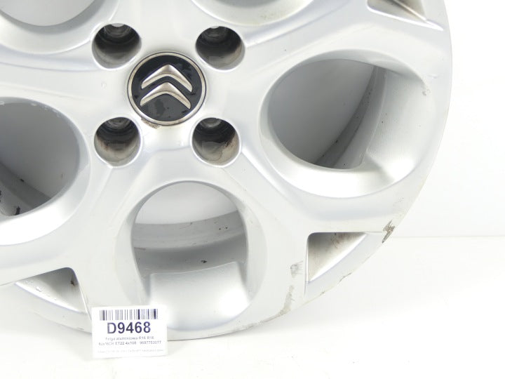 1x Alufelge 16 Zoll 6.0" 4x108 22ET 9687753077 Citroën C3 Ii Rim Wheel FEL7913445801tq
