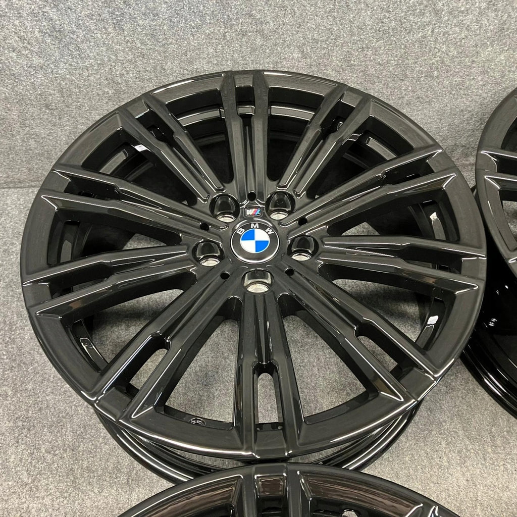 4x Alufelge 18 Zoll 7.5" 5x112 25ET Glanz Schwarz 8089890 BMW 3 G21 G20 FEL7057232901ap