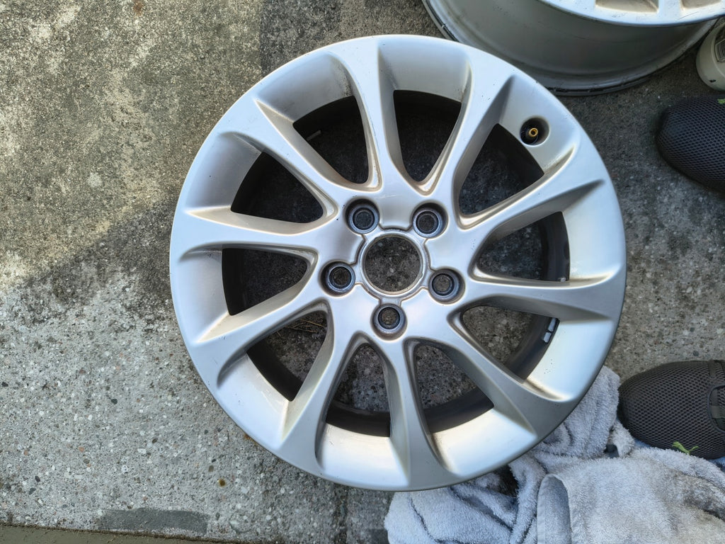 1x Alufelge 16 Zoll 6.5" 5x112 46ET Schwarz 8V0601025BM Audi Rim Wheel FEL7460577983wp