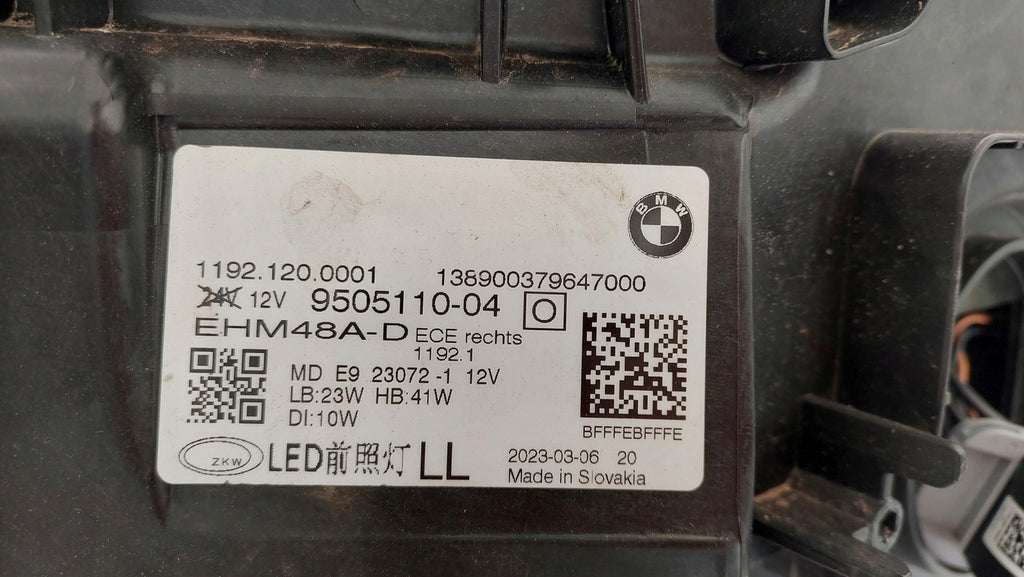 Frontscheinwerfer BMW 4 G22 G23 9505110-04 LED Rechts Scheinwerfer Headlight SCH2059374229ie