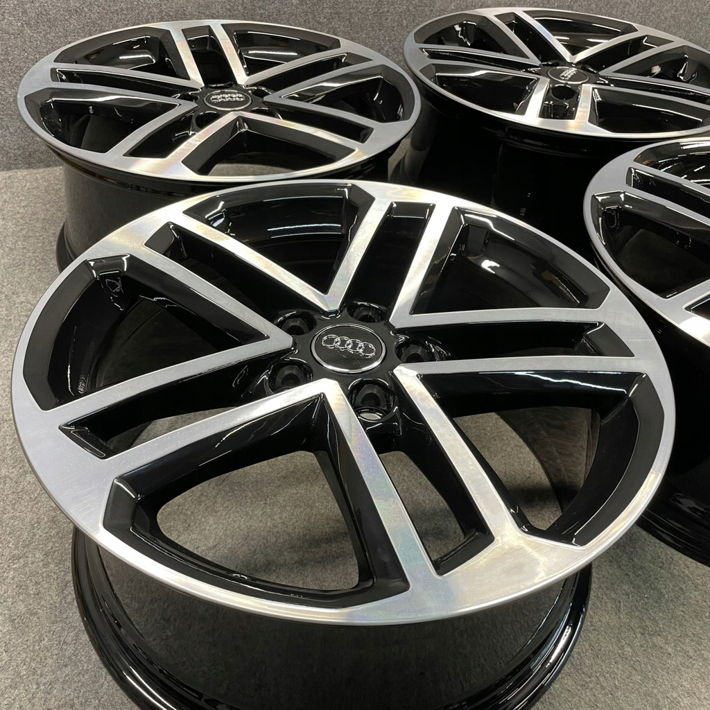 4x Alufelge 18 Zoll 8.0" 5x112 46ET Glanz Graphit 8V0601025DG Audi A3 Mg FEL3811151301tt