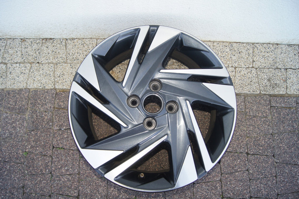 1x Alufelge 16 Zoll 6.0" 4x100 50ET Glanz Schwarz 52910-Q0200 Hyundai I20 III Mg FEL9693702877gb