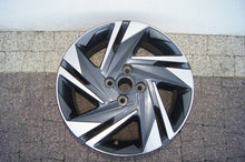 Load image into Gallery viewer, 1x Alufelge 16 Zoll 6.0" 4x100 50ET Glanz Schwarz 52910-Q0200 Hyundai I20 III Mg FEL9693702877gb