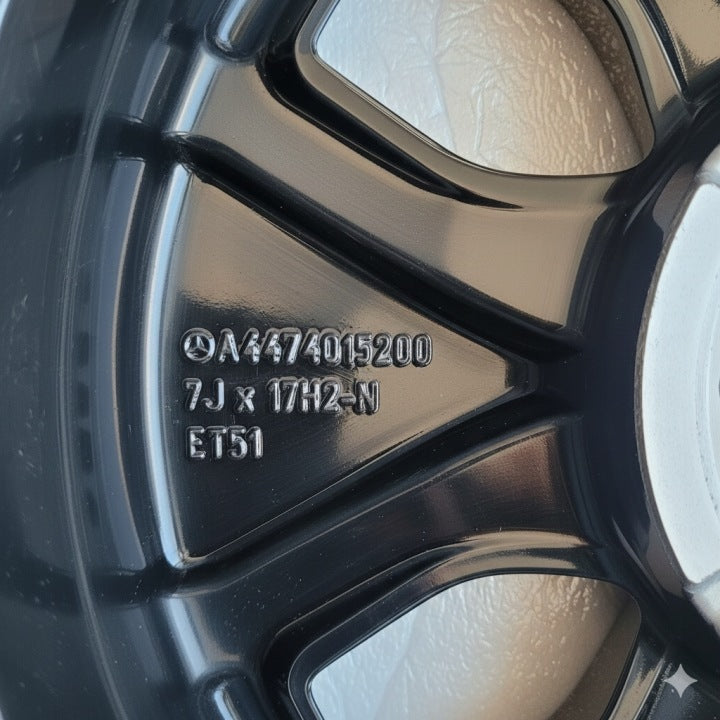 1x Alufelge 17 Zoll 7.0" 5x112 51ET A4474015200 Mercedes-Benz Viano Rim Wheel FEL6673206614tj