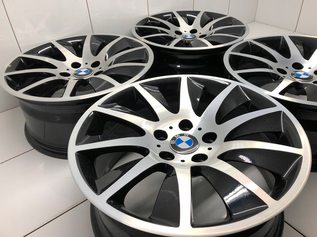 4x Alufelge 18 Zoll 8.0" 5x120 30ET Glanz Silber 6790173 BMW F11 F10 Rim Wheel