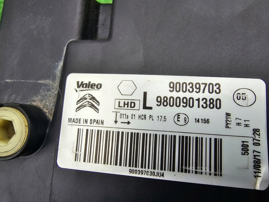 Frontscheinwerfer Citroën C4 Cactus 9800901380 Links Scheinwerfer Headlight