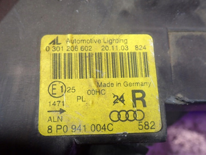 Frontscheinwerfer Audi A3 8P0941004C Rechts Scheinwerfer Headlight SCH6016447837zo