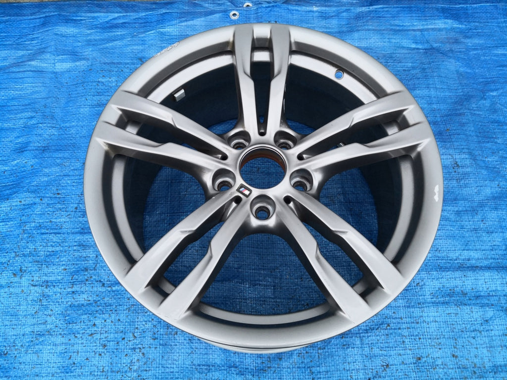 1x Alufelge 18 Zoll 8.5" 5x120 47ET Glanz Grau 7852492 BMW 3 F30 F32 Rim Wheel FEL2613839830mr