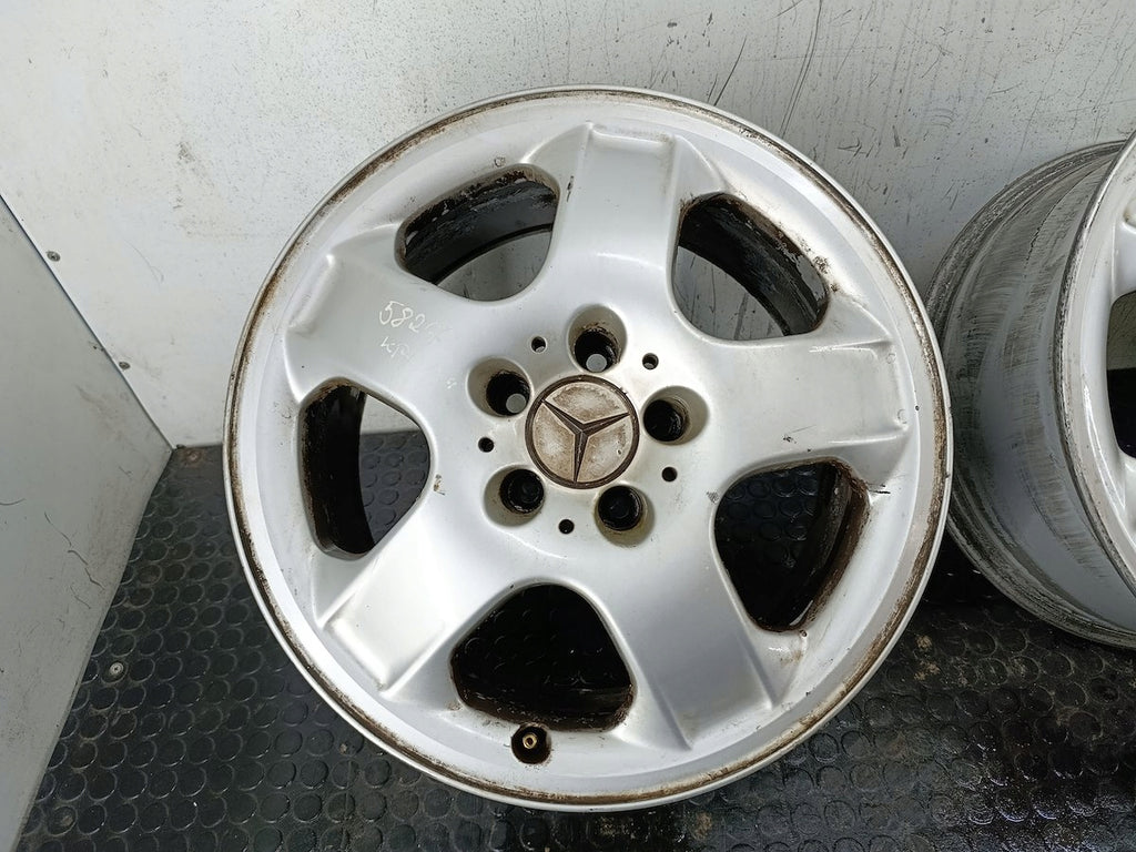 4x Alufelge 17 Zoll 8.0" 5x112 A1634013202 Mercedes-Benz W163 Rim Wheel FEL9199152780pa