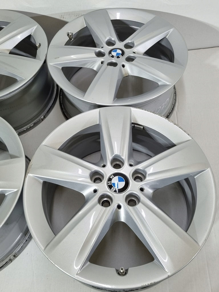 4x Alufelge 17 Zoll 7.5" 5x112 54ET Glanz Silber BMW6855087 BMW Rim Wheel FEL6443871140bd