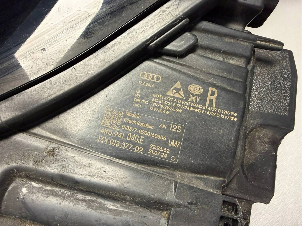 Frontscheinwerfer Audi A6 C8 4K0941040E Rechts Scheinwerfer Headlight SCH7224012766ua
