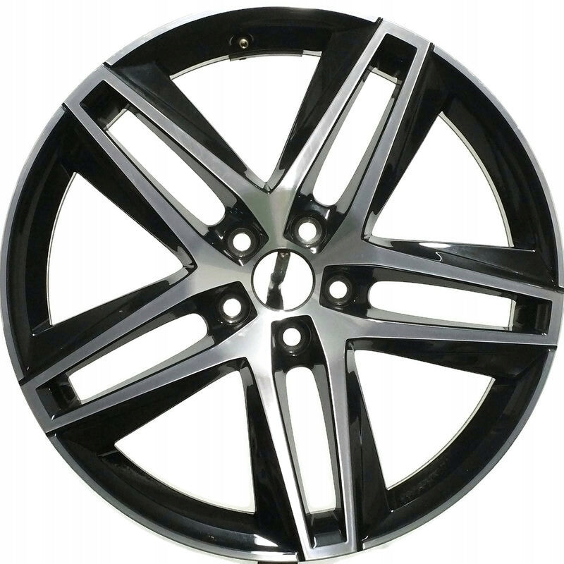 1x Alufelge 18 Zoll 7.0" 5x100 51ET Glanz Schwarz 6F0601025 Seat Rim Wheel