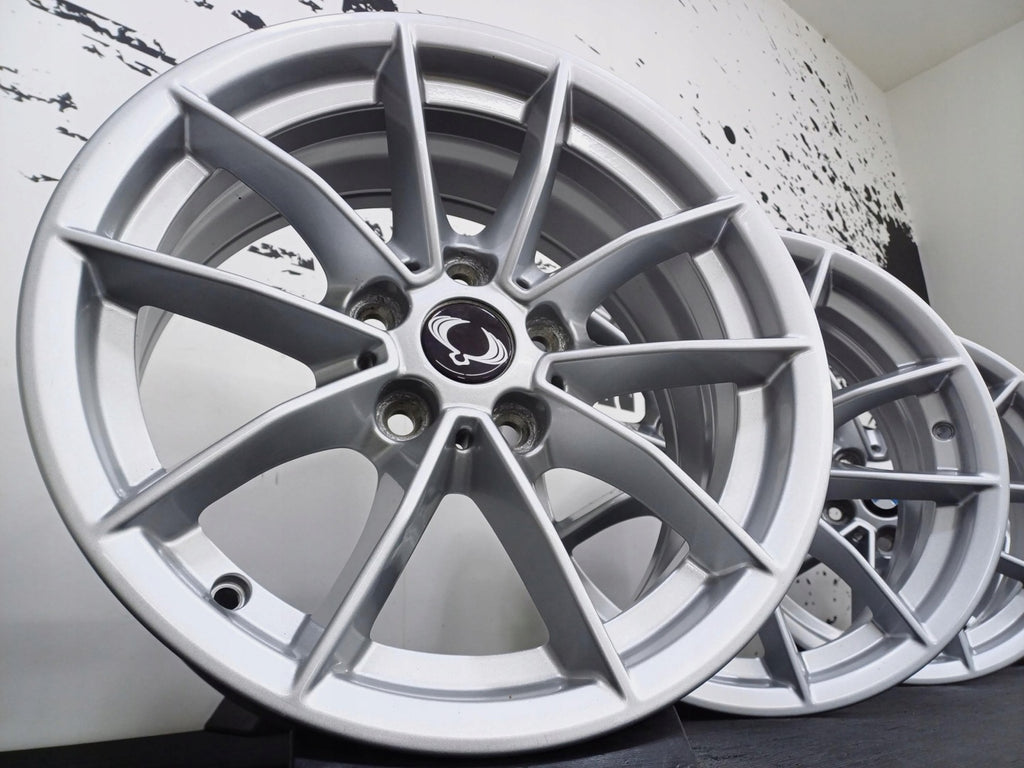 4x Alufelge 16 Zoll 6.5" 5x112 22ET Silber BMW 5 4 Mg Actyon I Rim Wheel FEL7815689768sw