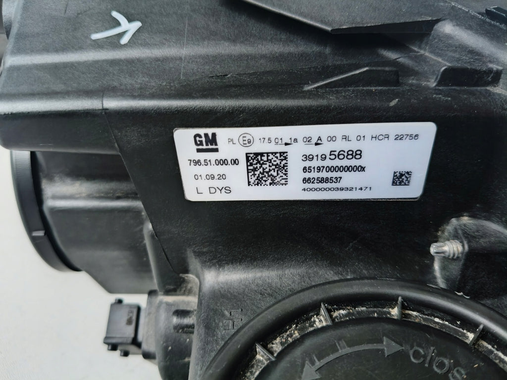 Frontscheinwerfer Opel Astra K 39195688 Links Scheinwerfer Headlight SCH5101545341wi