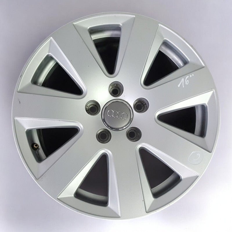 1x Alufelge 16 Zoll 7.5" 5x112 45ET Glanz Silber 4F0601025AJ Audi Rim Wheel