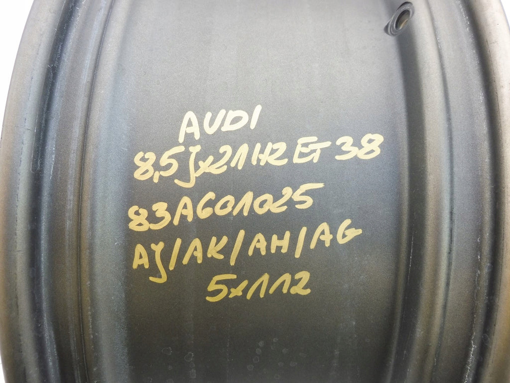 1x Alufelge 21 Zoll 8.5" 5x112 38ET 83A601025AJ Audi Rim Wheel FEL8567968731nq