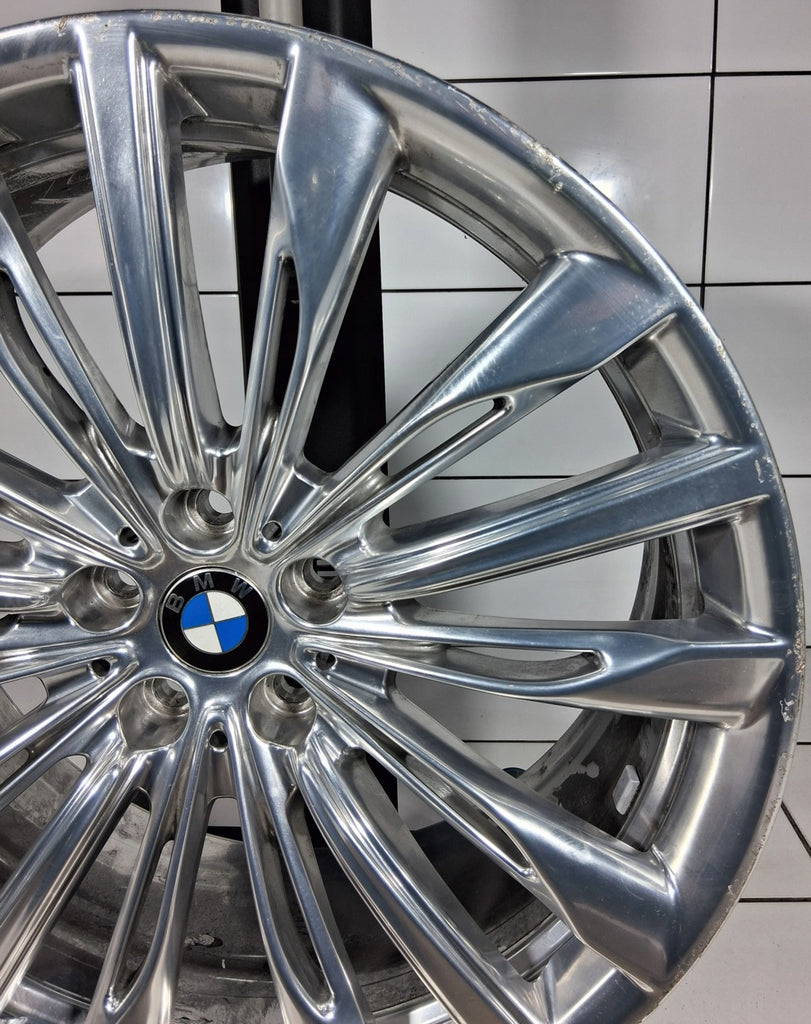 1x Alufelge 20 Zoll 8.5" 5x112 25ET Glanz Silber 6868051 BMW G32 G11 Rim Wheel FEL7854797018rt