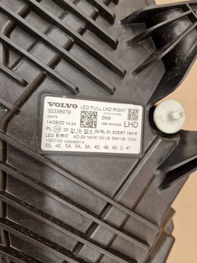 Frontscheinwerfer Volvo Xc60 II 32338979 LED Rechts Scheinwerfer Headlight SCH8625035209hp