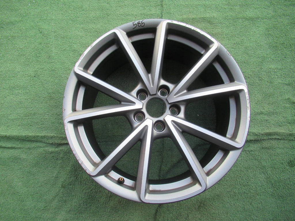 1x Alufelge 19 Zoll 8.5" 5x112 40ET Matt Grau 8W0601025 Audi A4 Mg Rim Wheel