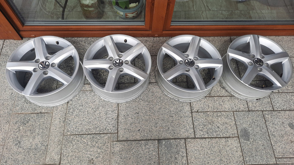 4x Alufelge 16 Zoll 6.5" 5x112 42ET 3AA071496A VW Passat Sharan Touran Golf I FEL3767233229ix