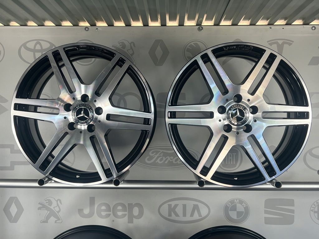 4x Alufelge 18 Zoll 8.0" 5x112 45ET Glanz Schwarz A2074011302 Mercedes-Benz A207 FEL5661172120tz