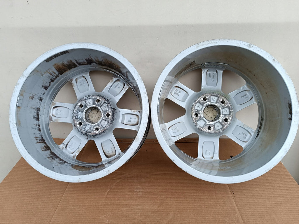 1x Alufelge 18 Zoll 8.0" 5x130 50ET 4L0601025AG Audi Q7 Rim Wheel