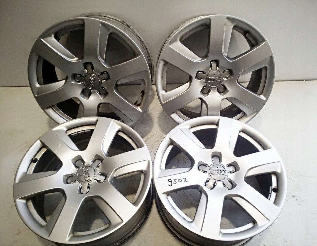 4x Alufelge 17 Zoll 7.5" 5x112 37ET Glanz Silber 4G0601025L Audi A6 Rim Wheel FEL8558892135br