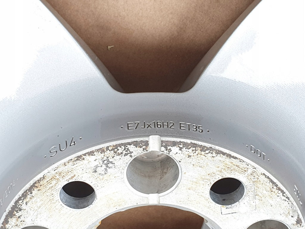 4x Alufelge 16 Zoll 7.0" 5x112 35ET Glanz Silber 8W0601025 Audi A4 B9 Rim Wheel FEL5845380912fm