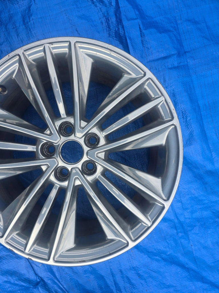1x Alufelge 18 Zoll 8.0" 5x108 55ET Glanz Silber JX7JC1B Ford Mondeo Rim Wheel FEL8043535368ep