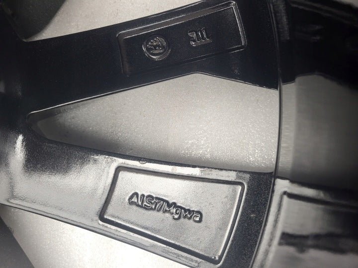 1x Alufelge 18 Zoll 7.0" 5x112 45ET Glanz Schwarz 57A601025AD Skoda Karoq FEL2147111204yw