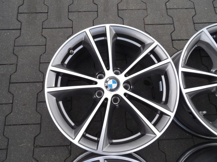 4x Alufelge 17 Zoll 7.5" 5x112 27ET Glanz Graphit BMW 5 G31 Rim Wheel FEL9130290842sq