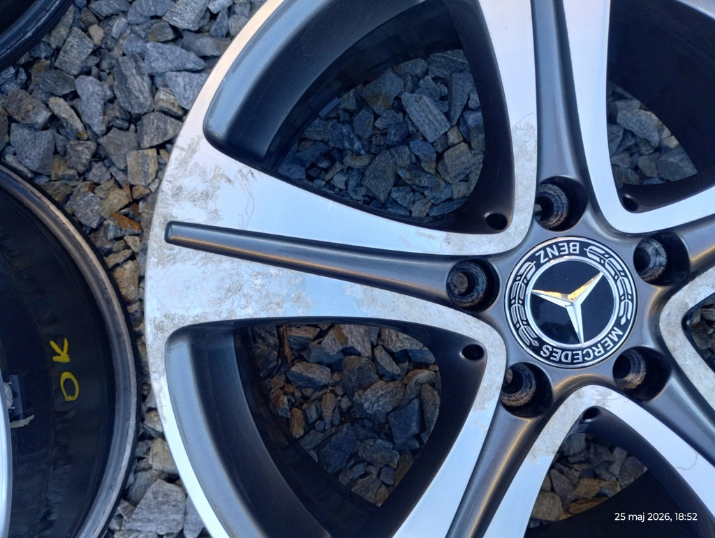 4x Alufelge 17 Zoll 7.5" 5x112 40ET A2134011200 87169090 Mercedes-Benz Rim Wheel FEL8996381472lg