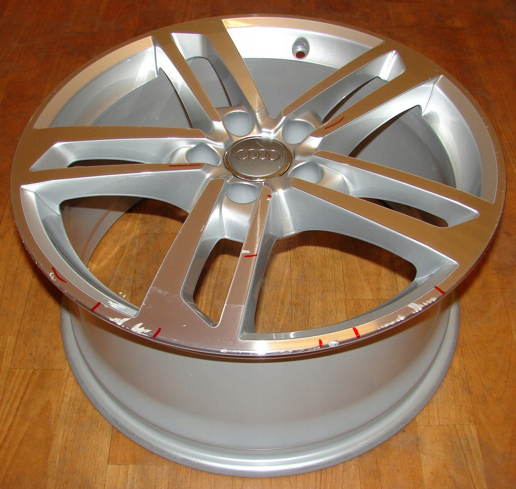 1x Alufelge 18 Zoll 8.5" 5x112 50ET Glanz Silber 8S0601025 Audi Tt Rim Wheel