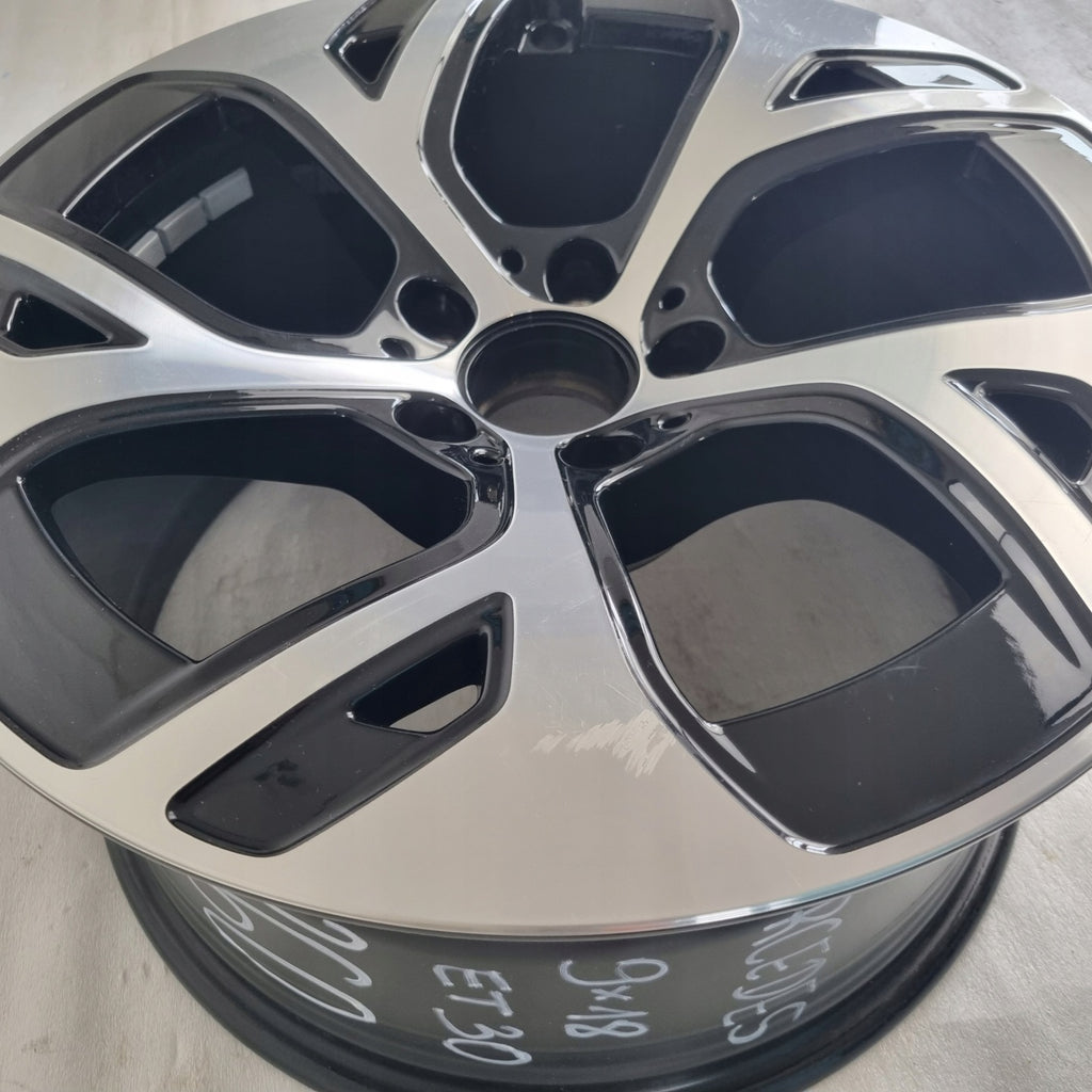 1x Alufelge 18 Zoll 9.0" 5x112 30ET A2544014700 Mercedes-Benz Glc Rim Wheel FEL6456172290wa