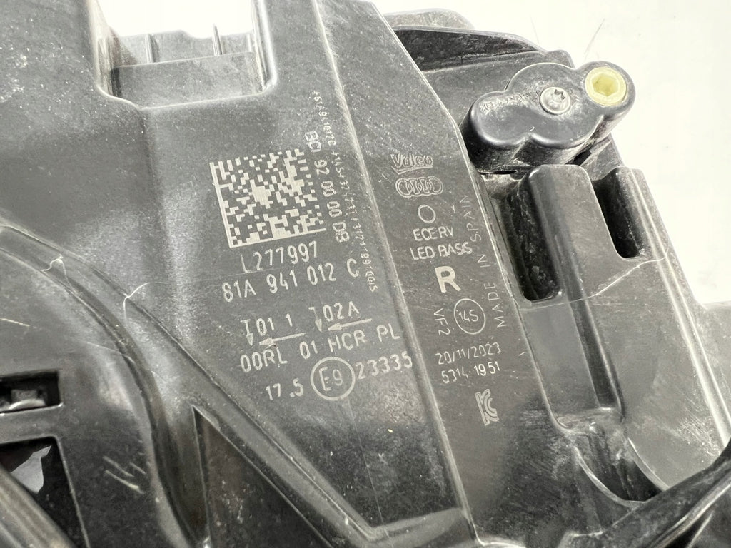 Frontscheinwerfer Audi Q2 81A941012 Rechts Scheinwerfer Headlight SCH2997705542aw