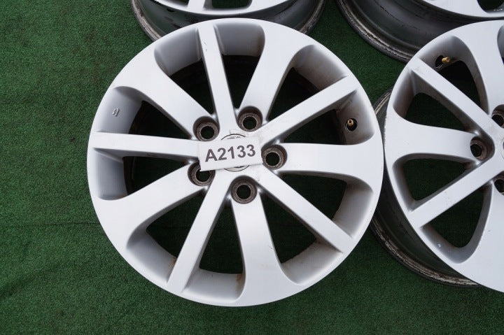 4x Alufelge 16 Zoll 6.5" 5x114.3 52 5ET Glanz Silber 9965516560-1 Mazda 3 5 I FEL4226237766vc
