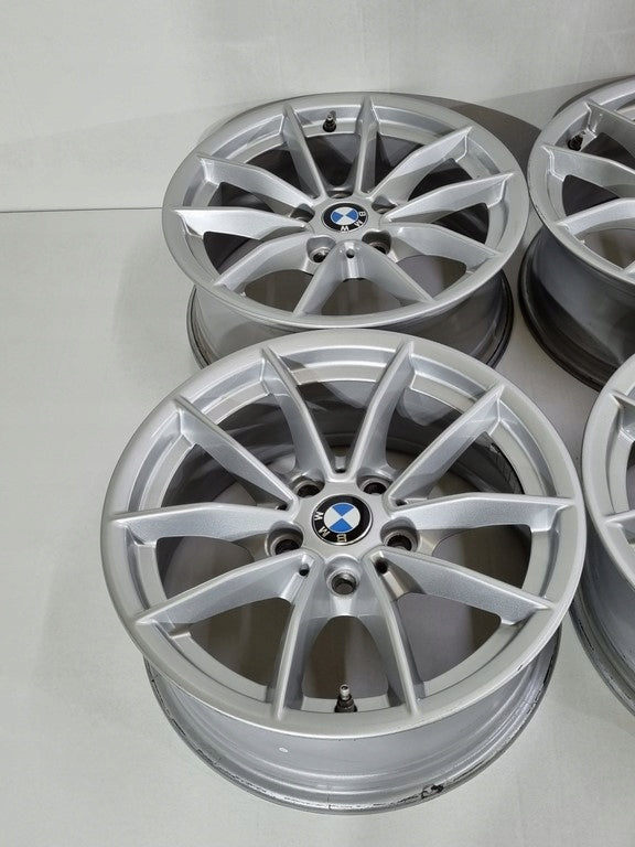 4x Alufelge 16 Zoll 6.5" 5x112 22ET Glanz Silber 6876921 BMW Rim Wheel FEL6091212891ii