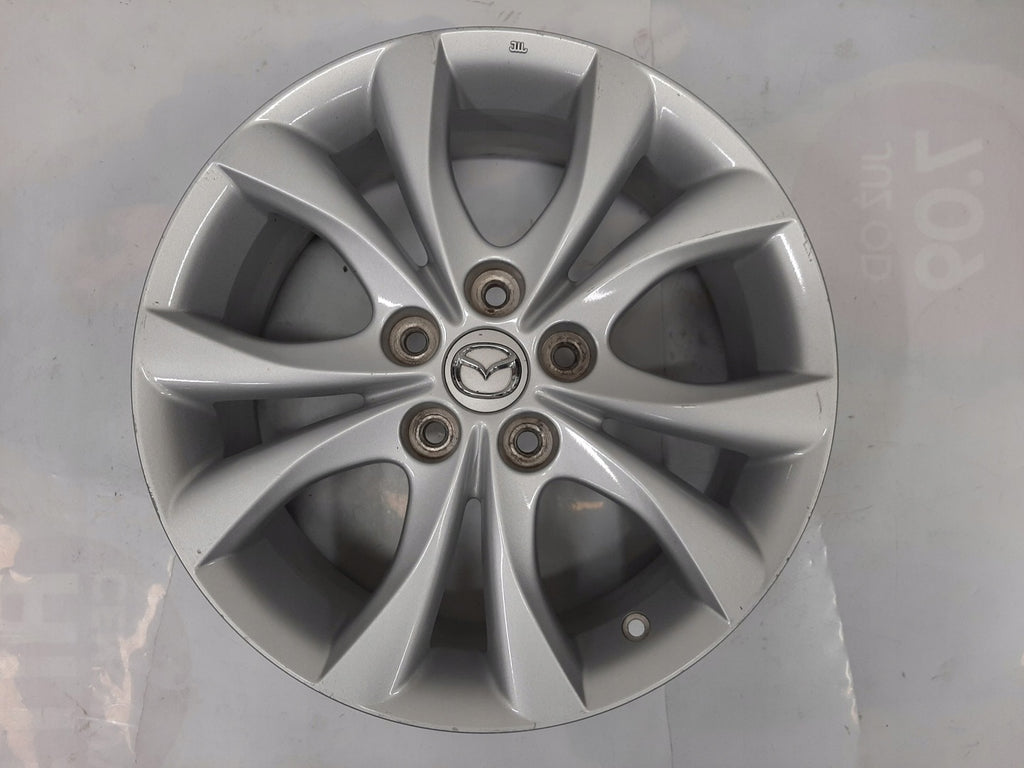 1x Alufelge 17 Zoll 7.0" 5x114.3 52 5ET Glanz Silber 9965467070 Mazda 3 5