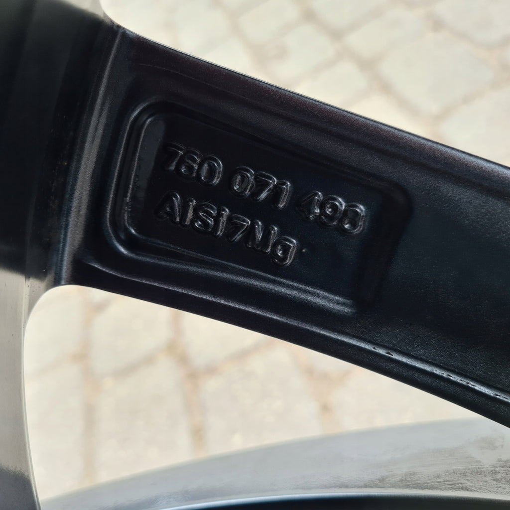 1x Alufelge 18 Zoll 8.0" 5x112 25ET 760071498 Audi Rim Wheel